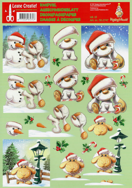 3D Bogen "Mylo & Friends" - Nr. 13 - Weihnachten