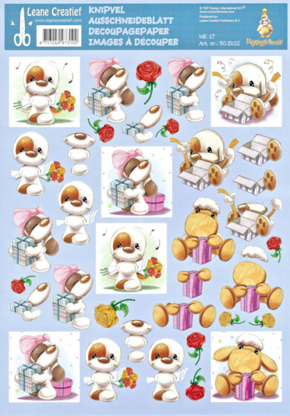 3D Bogen "Mylo & Friends" - Nr. 17 - Geschenke