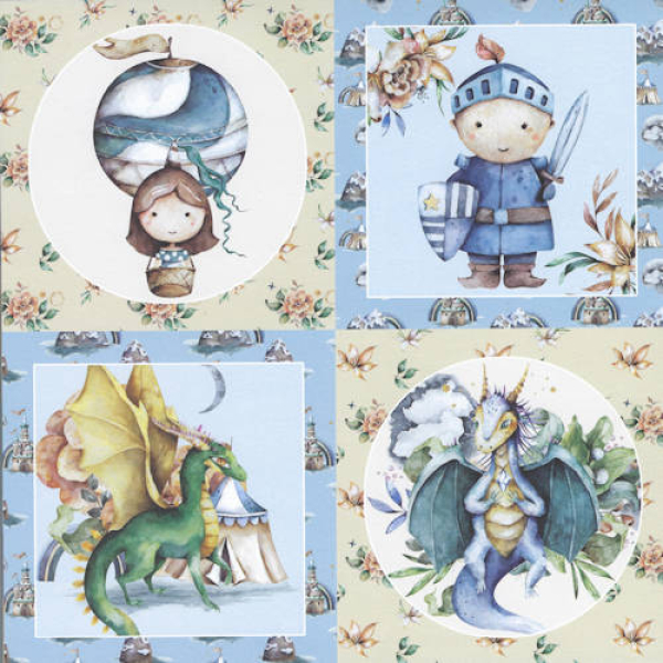 The Paper Boutique Perfect Partners – Magical Quest – Perfect Embellishments - 8"x8"