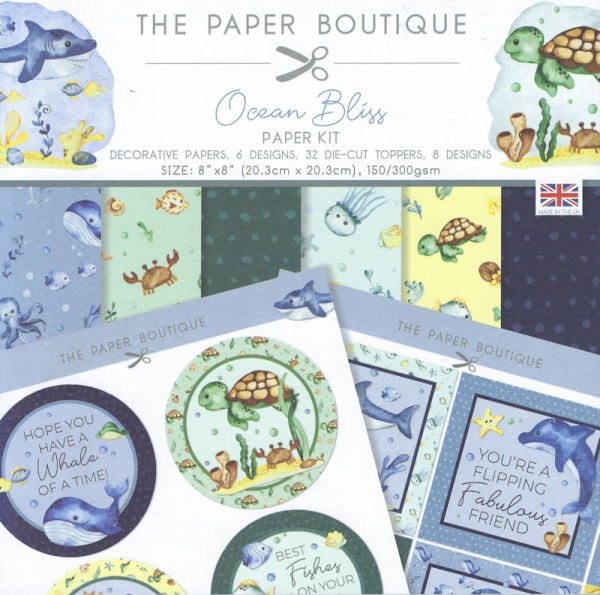 The Paper Boutique - Ocean Bliss - Paper Kit - 8"x8"