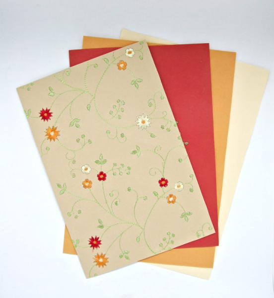 Baumwollpapier-Set - Herbst