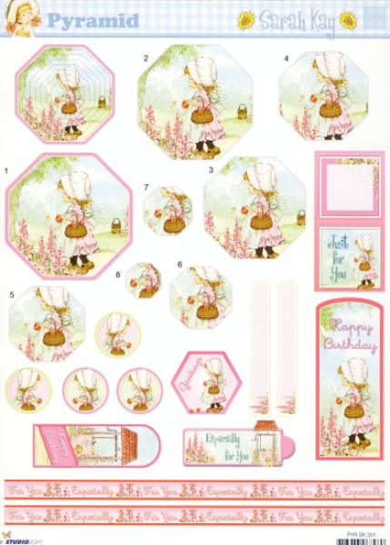 Pyramid 3D Bogen - A4   StudioLight PYRSK251   Sarah Kay