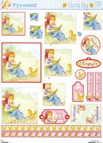 Pyramid 3D Bogen - A4   StudioLight PYRSK252   Sarah Kay