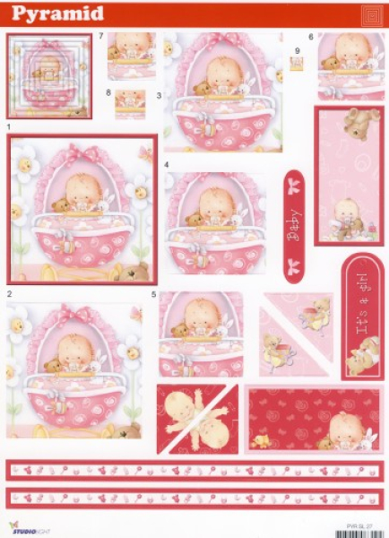 Pyramid 3D StanzbogenStudioLight PYRSL27Baby