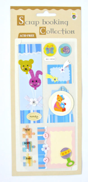 3D-Sticker /Embellishments Baby - Nr. 3