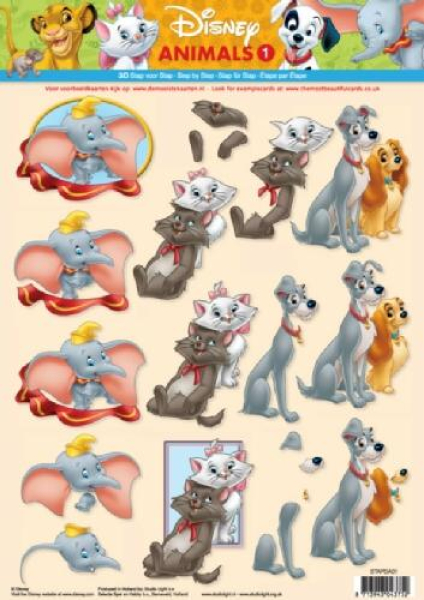 3D Etappen-Bogen Disney 'Animals' Nr. 1