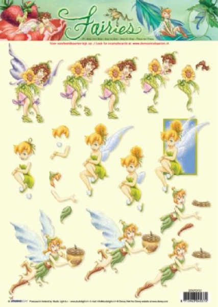 3-D Etappen-BogenDisney Fairies 71 Bogen 21x29,7cm