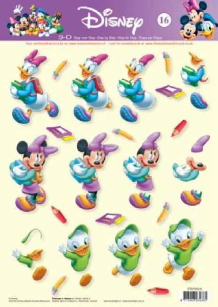 3D Bogen Disney "Schulanfang-Kollektion" Nr. 16