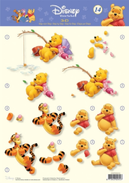 3D Schneidbogen Disney "Winnie the Pooh" Nr. 14