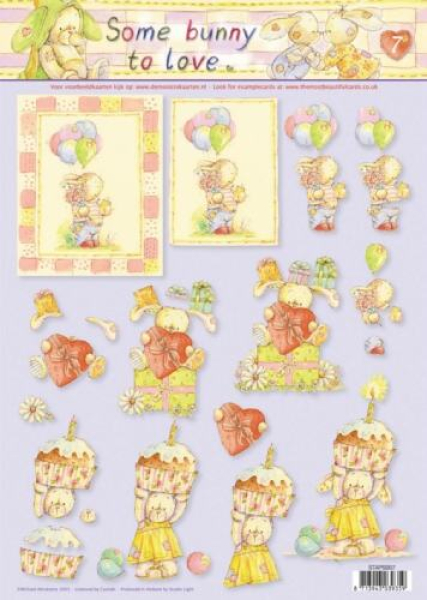 3D Bogen "Some bunny to love" - Nr. 7