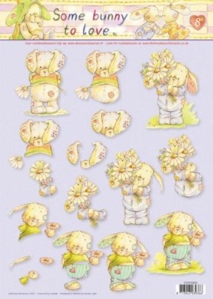 3D Bogen "Some bunny to love" - Nr. 8