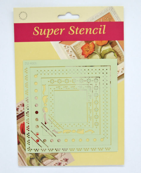 Schablone Super Stencil Nr. 1