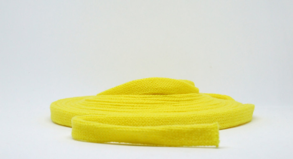 Strickschlauch gelb 15mm breit - 1 Meter