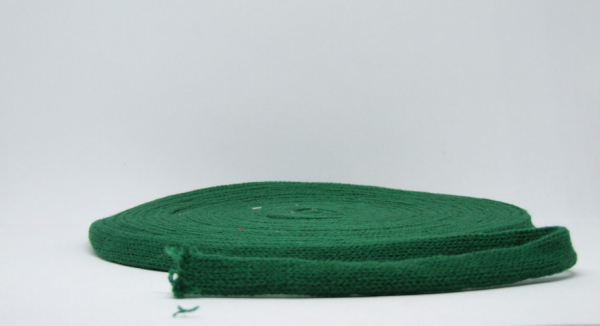 Strickschlauch grün 15mm breit - 1 Meter