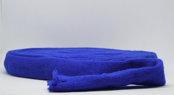 Strickschlauch royalblau 30mm breit - 1 Meter