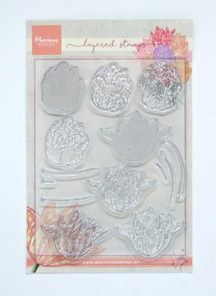Clear Stamps - Tiny's layered stamps - Tulpen