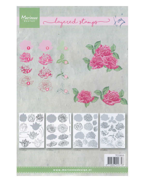 Clear Stamps - Tiny's layered stamps - Rosen