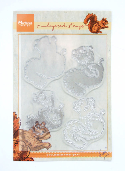 Clear Stamps - Tiny's layered stamps - Eichhörnchen