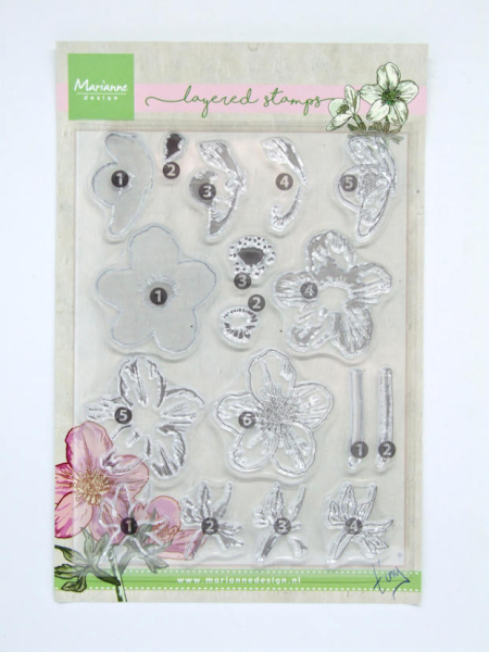 Clear Stamps - Tiny's layered stamps - Christrose