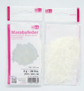 Marabufedern - weiß