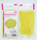 Marabufedern - gelb