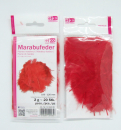 Marabufedern - rot