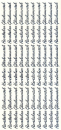 Sticker Herzlichen Glückwunsch - silber <br> 1 Bogen 10x23 cm