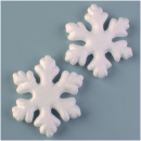Styropor Schneeflocke 7 cm, 2 Stück