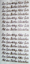 Sticker Zum Geburtstag - gold <br> 1 Bogen 10x23 cm