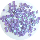 Pailletten gewölbt Ø 6mm - 40 Gramm - lila irisierend