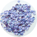 Hologramm Pailletten gewölbt Ø 6mm - 40 Gramm - lila