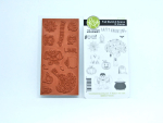 Gummistempel/Stempelplatte 'Fall Build-A-Scene' - Halloween-Motive