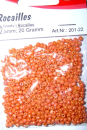 Rocailles Ø 2,5 mm - orange opak irisierend