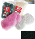 Schurwolle zum Filzen / Märchenwolle, schwarz - 40g