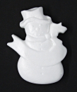Styropor Schneemann flach