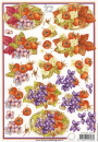 3D-Bogen - A5 - Marianne Design 3D524 - Blumensträuße