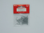 Wachsperlen Ø 2,5 mm, ca. 130 Stück - grau