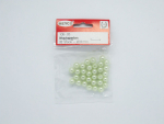 Wachsperlen Ø 8mm, ca. 32 Stück - pastellgrün