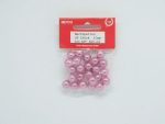 Wachsperlen Ø 10 mm, ca. 26 Stück - rosa