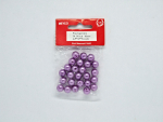 Wachsperlen Ø 10mm, ca. 26 Stück - lila