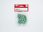 Wachsperlen Ø 10 mm, ca. 26 Stück - jadegrün
