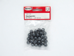 Wachsperlen Ø 10 mm, ca. 26 Stück - anthrazit