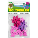 Holzperlenset Blüten