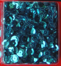 Pailletten gewölbt Ø 6mm - türkis - ca. 3.000 Stück