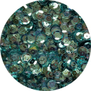Pailletten gewölbt Ø 6mm, 40g - blau-grün metallic
