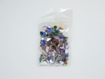 Acryl-Strasssteine Tropfen spitz 6x10 mm, bunt - ca. 100 Stück