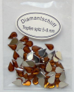 Acryl-Strasssteine Tropfen spitz 5x8 mm, bernstein - ca. 60 Stück