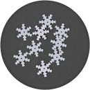 Streuteile - Winter Woodland - Schneeflocken weiß