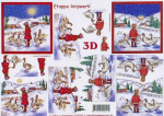3D Bogen - A4 - Le Suh 4169393 - Kinder + Gänse