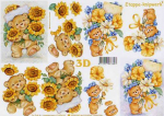 3D Bogen - A4Le Suh 4169436Blumenbärchen